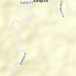 Ebéjico Street Map