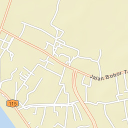 Pantai Cenang Street Map