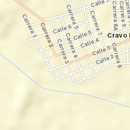 Cravo Norte Street Map