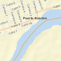 Puerto Rondón Street Map