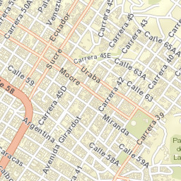 Medellín Street Map