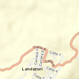 Landázuri Street Map