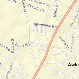 Awka Street Map