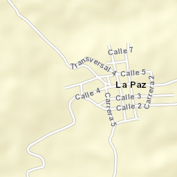 La Paz Street Map