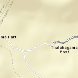 Matara District Street Map