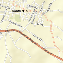 El Santuario Street Map