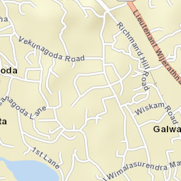 Galle Street Map