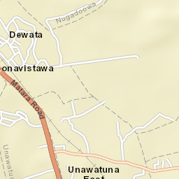 Unawatuna Street Map