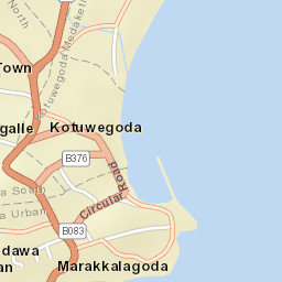 Tangalle Street Map