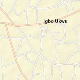 Igbo-Ukwu Street Map