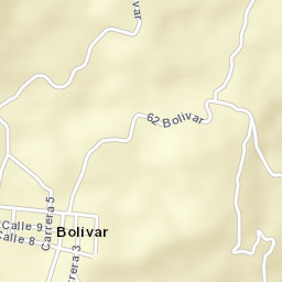 Bolívar Street Map