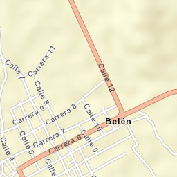 Belén Street Map