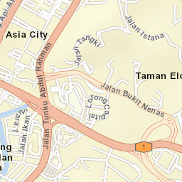 Kota Kinabalu Street Map