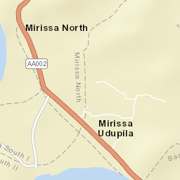 Mirissa city Street Map