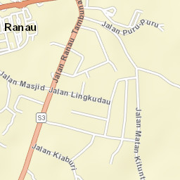 Ranau Street Map