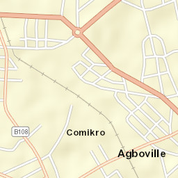 Agboville Street Map