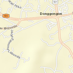 Donggongon Street Map