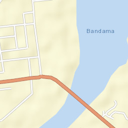 Tiassalé Street Map