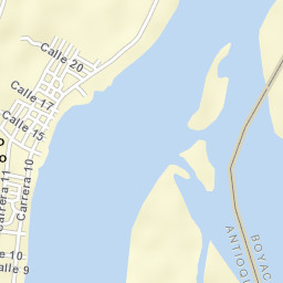 Puerto Triunfo Street Map