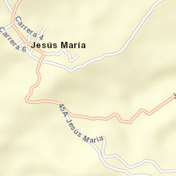 Jesús María Street Map