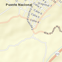 Puente Nacional Street Map