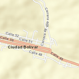 Ciudad Bolívar Street Map