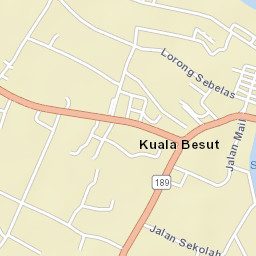 Kuala Besut Street Map