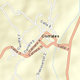 Corrales Street Map