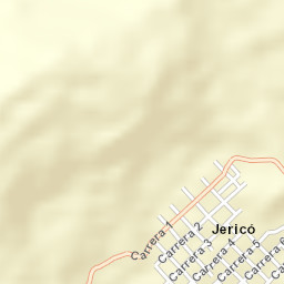 Jericó Street Map