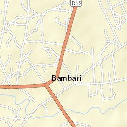 Bambari Street Map
