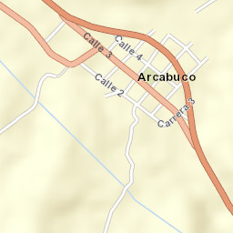 Arcabuco Street Map