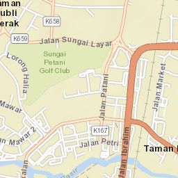 Sungai Petani Street Map