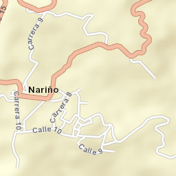 Nariño Street Map