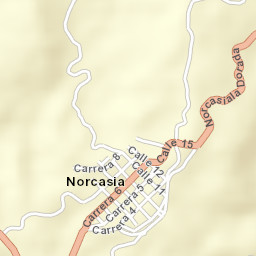 Norcasia Street Map