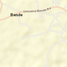 Bende Street Map
