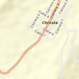 Chivatá Street Map
