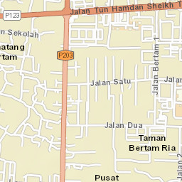 Kepala Batas Street Map