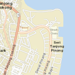 Tanjung Tokong Street Map