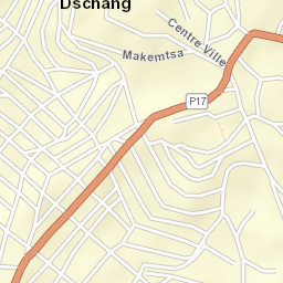 Dschang Street Map