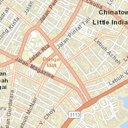 George Town Street Map