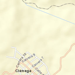 Ciénega Street Map