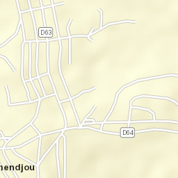 Bamendjou Street Map