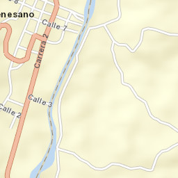 Jenesano Street Map