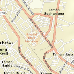 Bukit Mertajam Street Map