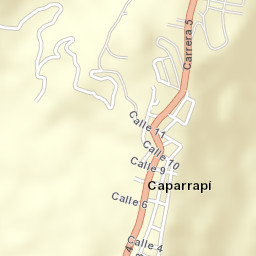 Caparrapí Street Map
