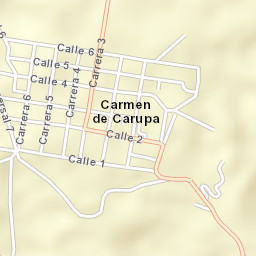 Carmen de Carupa Street Map