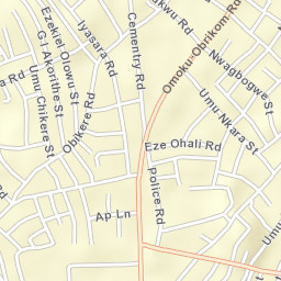 Omoku Street Map