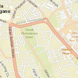 Kuala Terengganu Street Map