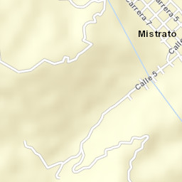 Mistrató Street Map