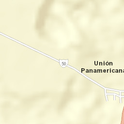 Unión Panamericana Street Map